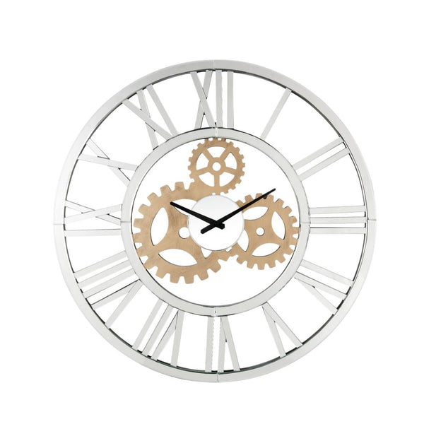 ACME Dominic Mirrored Wall Clock Model 97725