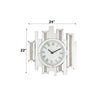 ACME Ornat Faux Square Diamonds Wall Clock Model 97728