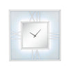 ACME Noralie Mirrored & Faux Diamonds Wall Clock with LED Model 97730
