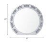 ACME Noralie Mirrored & Faux Diamonds Accent Mirror Model 97748