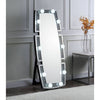 ACME Noralie Mirrored & Faux Diamonds Floor Mirror Model 97759