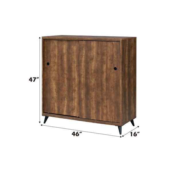 ACME Waina Oak Shoe Cabinet Model 97777