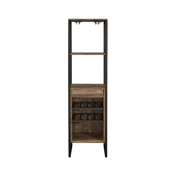 ACME Narik Weathered Oak Wine Rack Model 97800