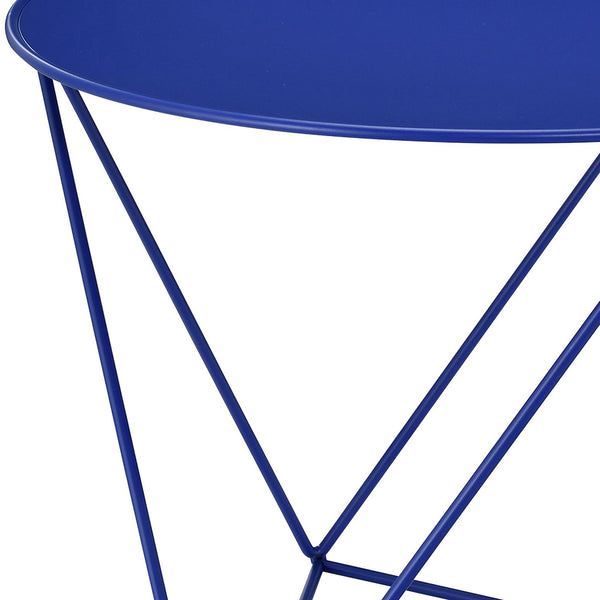 ACME Epidia Blue Accent Table Model 97840