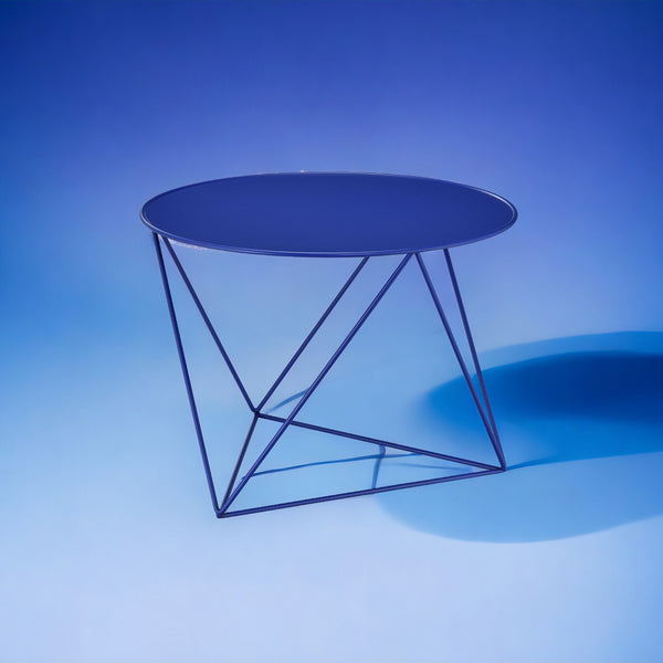 ACME Epidia Blue Accent Table Model 97840