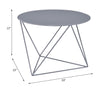 ACME Epidia Gray Accent Table Model 97843