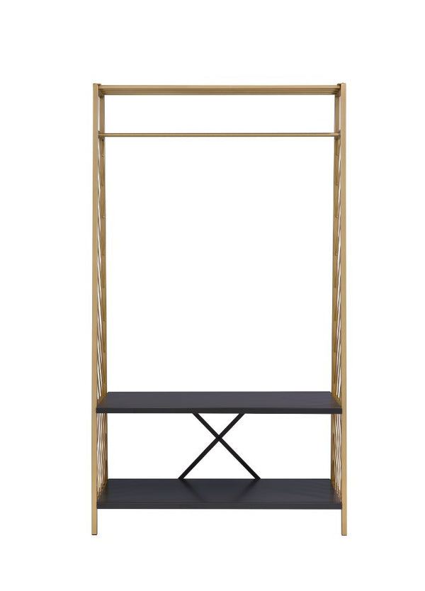 ACME Pahor Gold & Black Hall Tree Model 97850