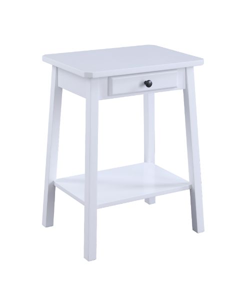 ACME Kaife White Accent Table Model 97859
