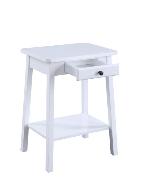 ACME Kaife White Accent Table Model 97859