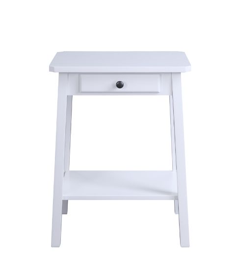 ACME Kaife White Accent Table Model 97859