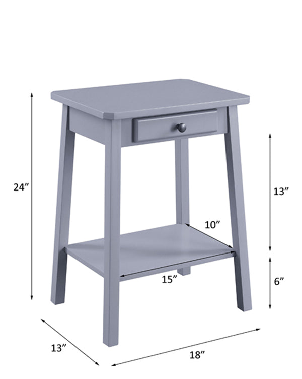 ACME Kaife Gray Accent Table Model 97860
