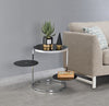 ACME Lynch Black & Chrome Accent Table Model 97879