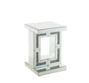 ACME Noralie Mirrored & Faux Diamonds Accent Table Model 97933