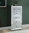 ACME Ornat Faux Square Diamonds Cabinet Model 97949