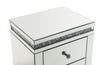 ACME Noralie Mirrored & Faux Diamonds Accent Table Model 97954
