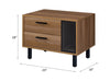 ACME Trolgar Brown Oak & Black Accent Table Model 97964