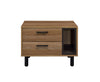 ACME Trolgar Brown Oak & Black Accent Table Model 97964