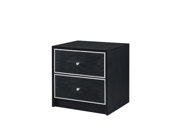 ACME Jabir Black & Silver Accent Table Model 97966