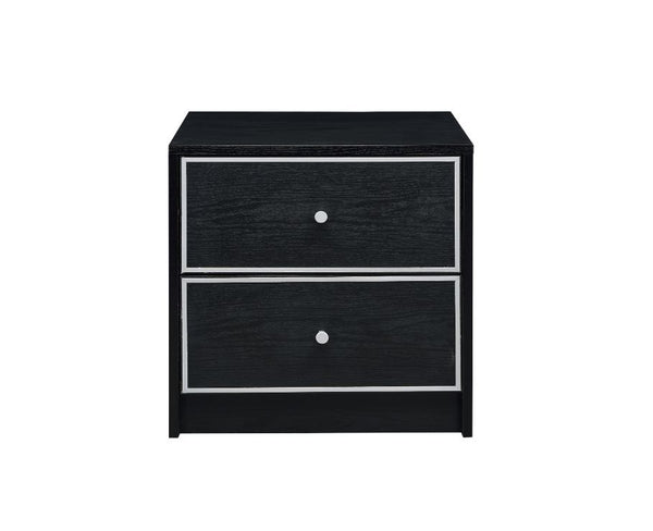 ACME Jabir Black & Silver Accent Table Model 97966