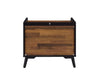 ACME Jiranty Walnut & Black Accent Table Model 97972