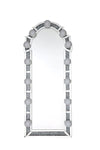ACME Noralie Mirrored & Faux Diamonds Floor Mirror Model 97983