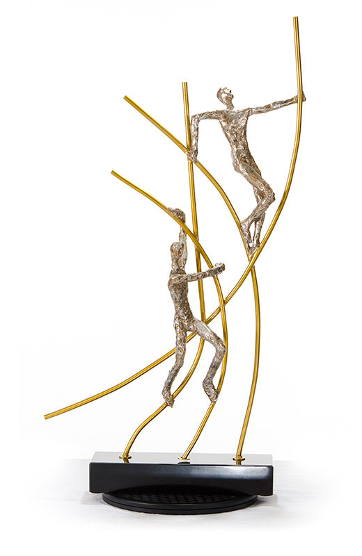Sz0238 Modern Bronze Acrobats Poles Sculpture Model VGTHSZ0238-BRZ