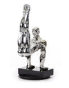 Sz0173 Modern Silver Gymnast B Sculpture Model VGTHSZ0173-SLV