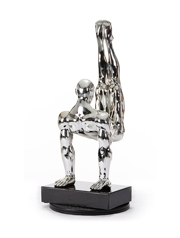 Sz0173 Modern Silver Gymnast B Sculpture Model VGTHSZ0173-SLV