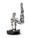 Sz0173 Modern Silver Gymnast B Sculpture Model VGTHSZ0173-SLV