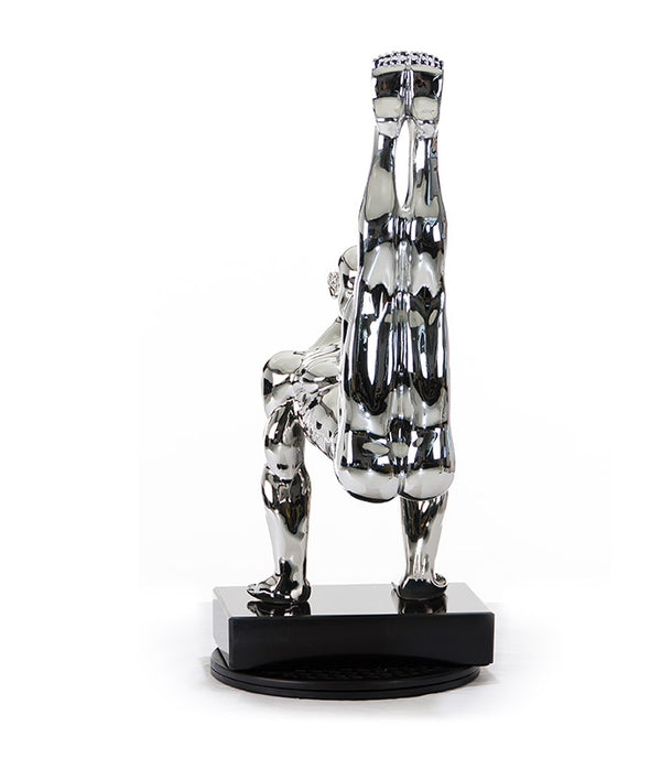 Sz0173 Modern Silver Gymnast B Sculpture Model VGTHSZ0173-SLV