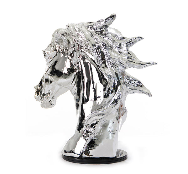 Sz0002 Modern Silver Horse Head Sculpture Model VGTHSZ0002-SLV
