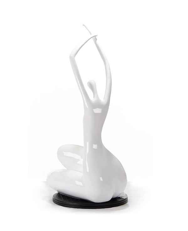 Sz0425 Modern White Lass Sculpture Model VGTHSZ0425-WHT