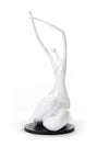 Sz0425 Modern White Lass Sculpture Model VGTHSZ0425-WHT