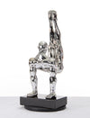 Sz0173 Modern Silver Gymnast B Sculpture Model VGTHSZ0173-SLV