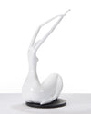 Sz0425 Modern White Lass Sculpture Model VGTHSZ0425-WHT