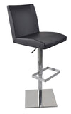 Modrest T 1068Cn Modern Black Leatherette Bar Stool Model VGCBT1068CN-BLK