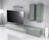 Modena Grey Entertainment Center w/ LED Lighting