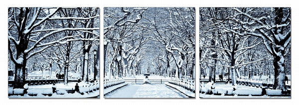 Modrest Winter Trees 3 Panel Photo Model VGSCSH-71925ABC