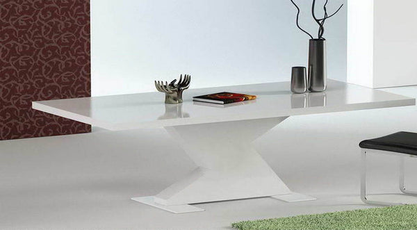 Modrest Bono "T" Modern White Extendable Dining TableModel VGGU-BONO2