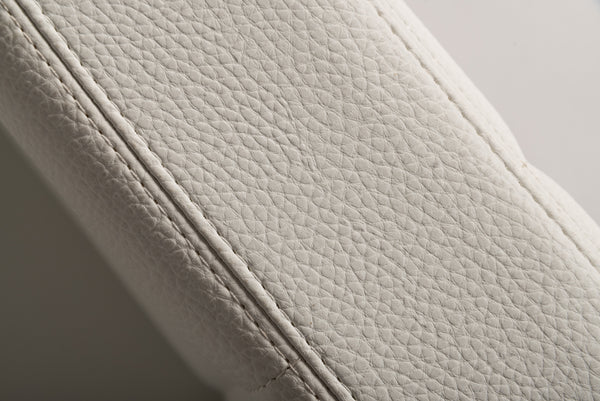 Craig Modern White Bonded Leather Office Chair