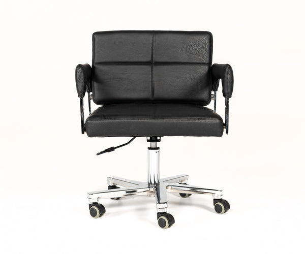 Craig Modern Black Bonded Leather Office Chair