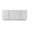 A&X Victoria Modern White Crocodile Dresser Model VGUNAW421-159-CROC