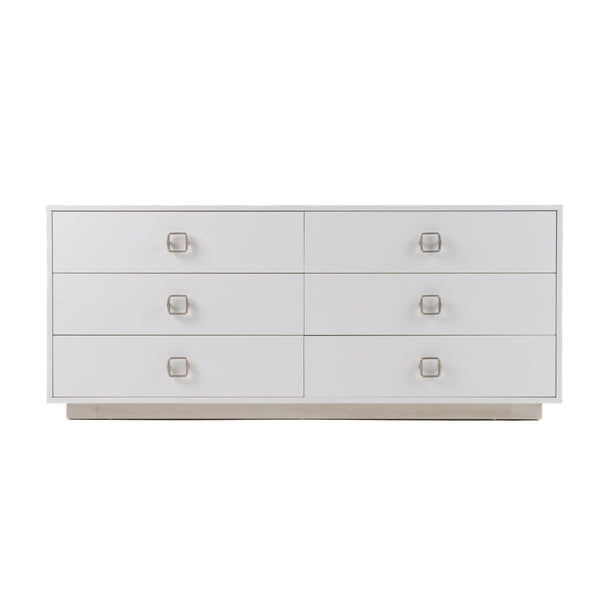 A&X Victoria Modern White Crocodile Dresser Model VGUNAW421-159-CROC