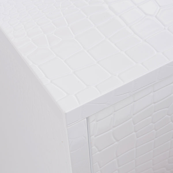 A&X Victoria Modern White Crocodile Dresser Model VGUNAW421-159-CROC