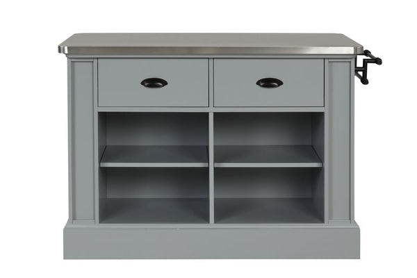 ACME Urrur Gray Kitchen Island Model AC00187