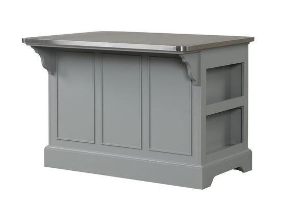 ACME Urrur Gray Kitchen Island Model AC00187