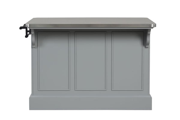 ACME Urrur Gray Kitchen Island Model AC00187
