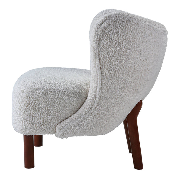 ACME Zusud White Teddy Sherpa Accent Chair Model AC00228