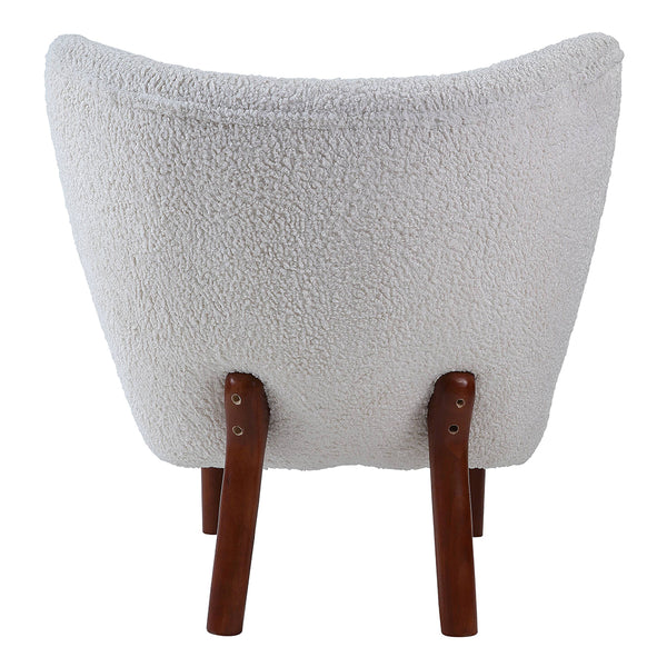 ACME Zusud White Teddy Sherpa Accent Chair Model AC00228