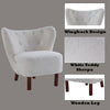 ACME Zusud White Teddy Sherpa Accent Chair Model AC00228